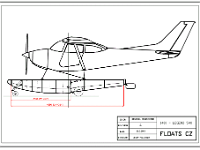 Aeropilot Legend 540 on 1400lbs 4-wheel amphibian floats